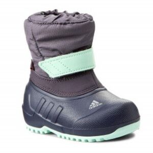 Adidas Kids' Dark Purple and Navy Winter Boots Size 8K